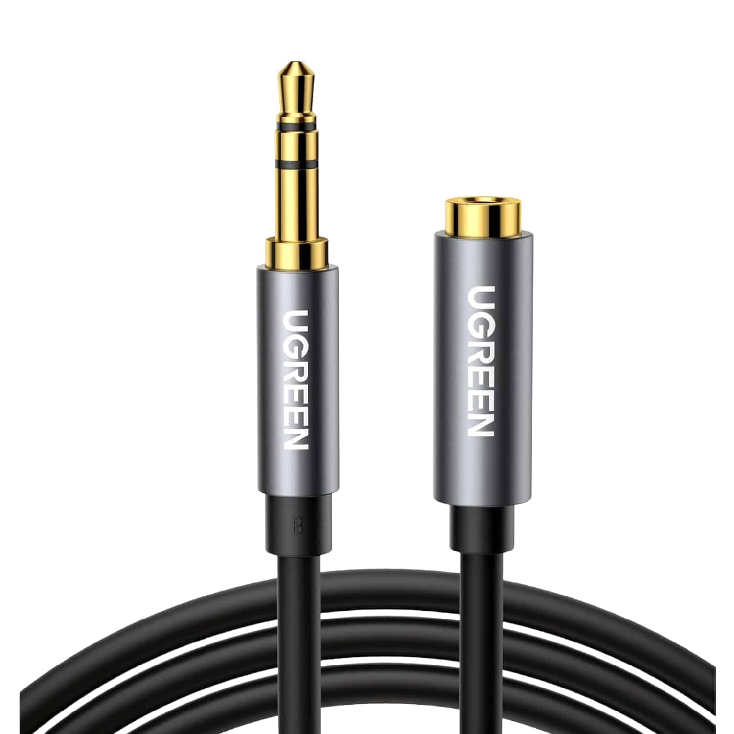 Ugreen Av118 3.5Mm Aux Extension Cable 1M – Male To Female –(Black) 1 Ugreen Av118 3.5Mm Aux Extension Cable 1M – Male To Female –(Black)