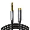 UGREEN AV118 3.5mm AUX Extension Cable 2m – Male to Female –(Black)
