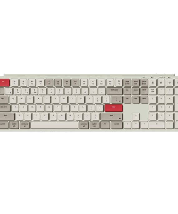 Keychron B6 Pro Ultra-Slim 100% Wireless Keyboard – Retro Red