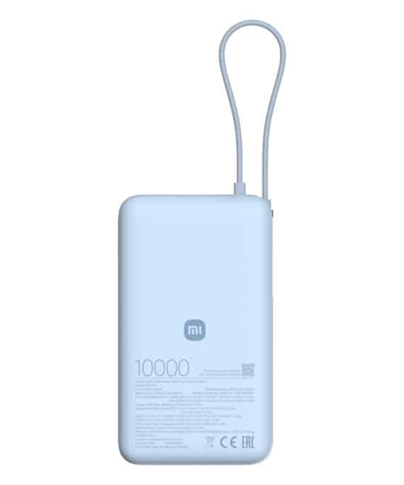Xiaomi 67W Power Bank 10000 (Integrated Cable) - Ice Blue