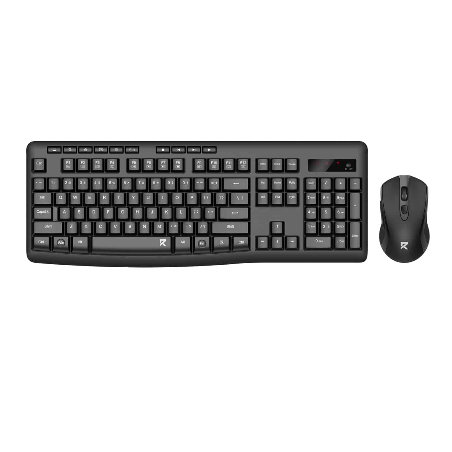 Redragon Bs-7367-A Wireless Keyboard And Mouse Combo - Black 1 Redragon Bs-7367-A Wireless Keyboard And Mouse Combo - Black