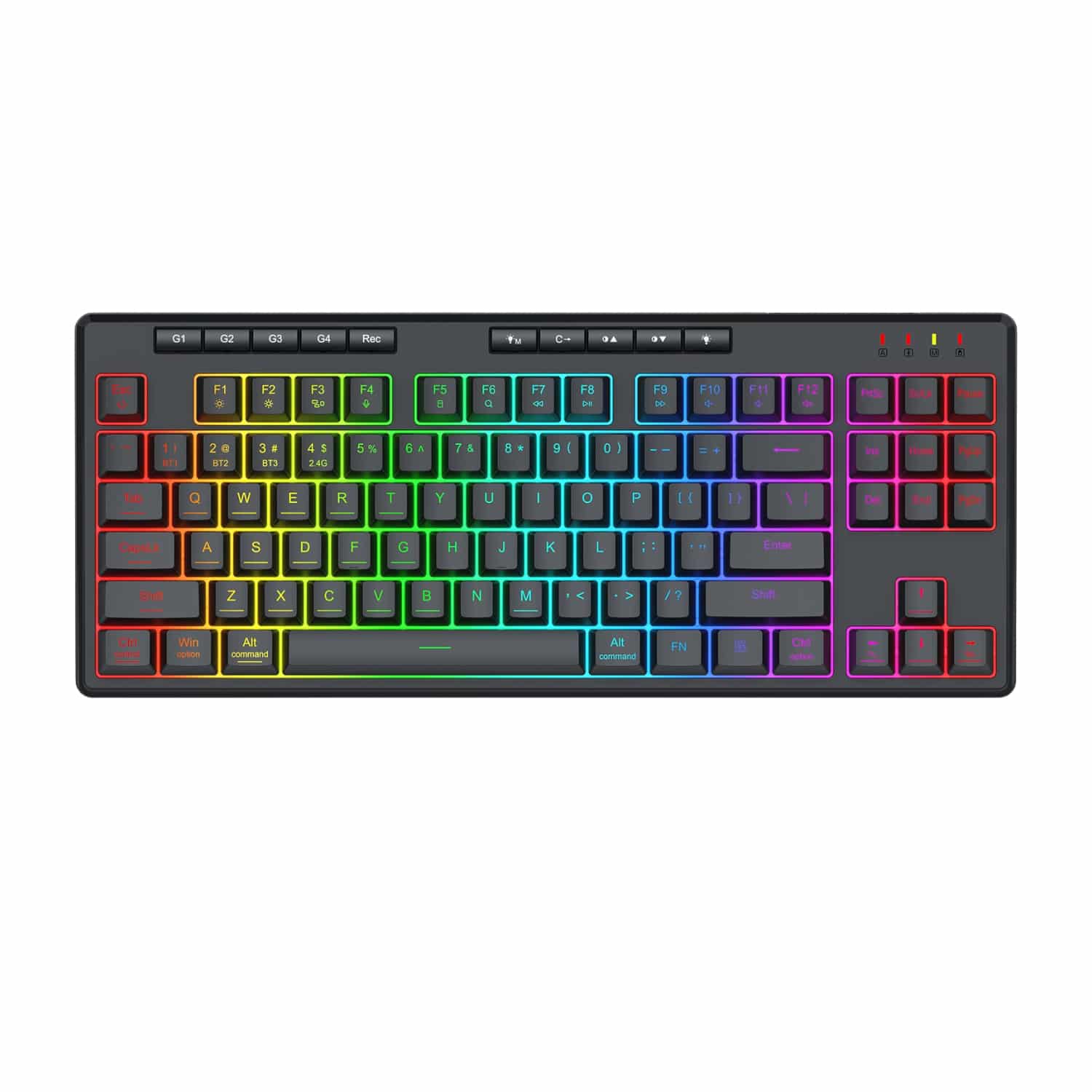 Redragon Shiva Pro Wireless Keyboard - Black 1 Redragon Shiva Pro Wireless Keyboard - Black