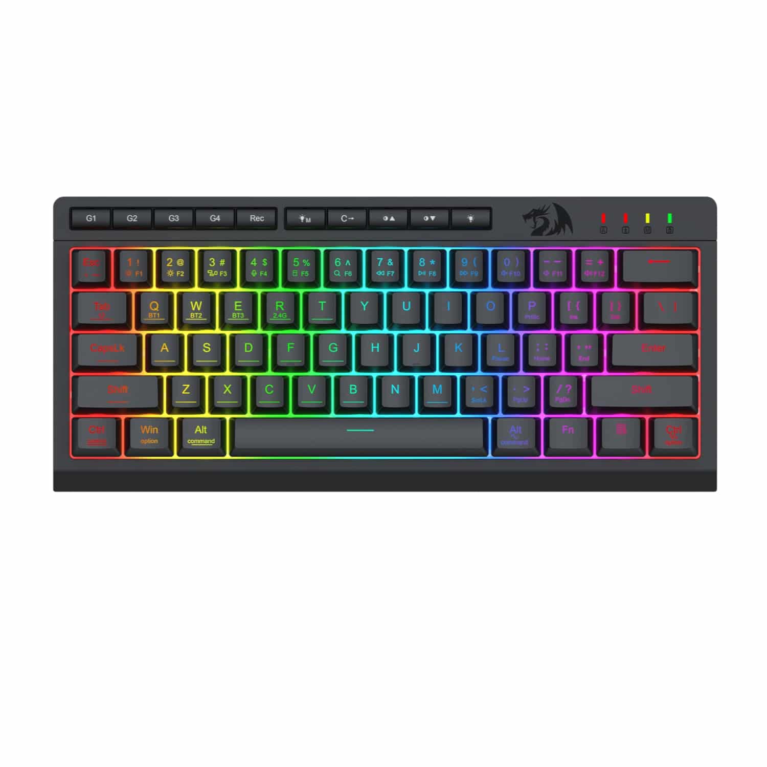 Redragon Shiva K522 Pro Rgb Wireless Gaming Keyboard- Black 1 Redragon Shiva K522 Pro Rgb Wireless Gaming Keyboard- Black