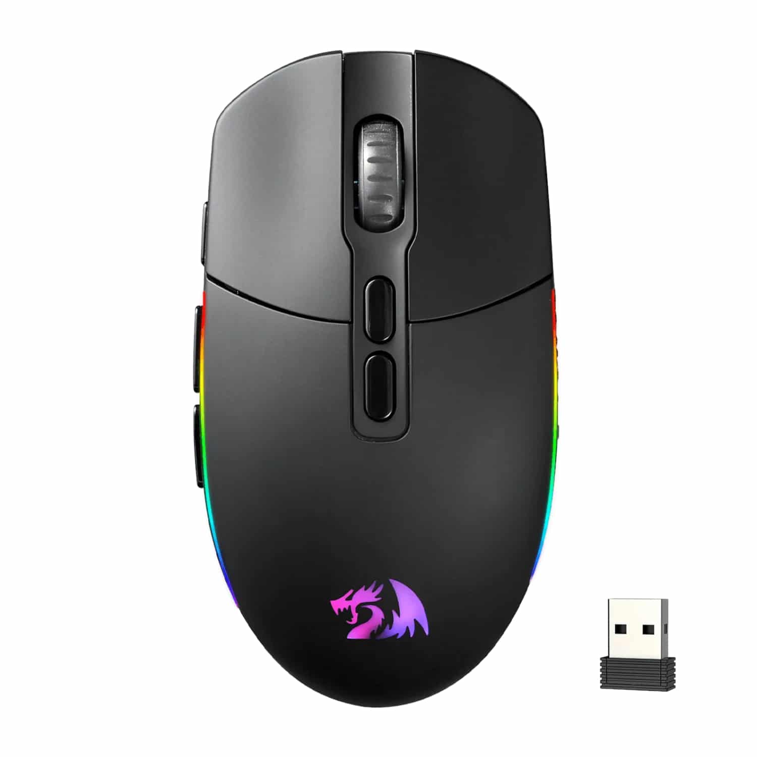 Redragon M719 Pro Invader 10000Dpi 2.4Ghz Wireless Gaming Mouse - Black 1 Redragon M719 Pro Invader 10000Dpi 2.4Ghz Wireless Gaming Mouse - Black