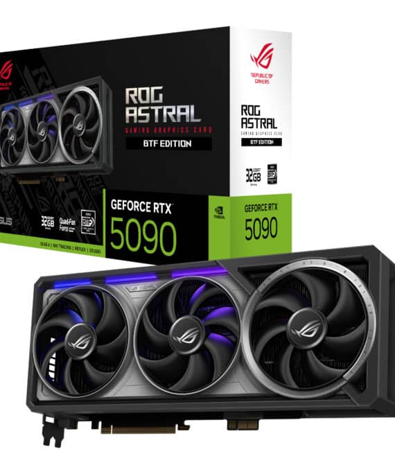 Asus ROG Astral GeForce RTX 5090 32GB GDDR7 BTF Edition Graphics Card