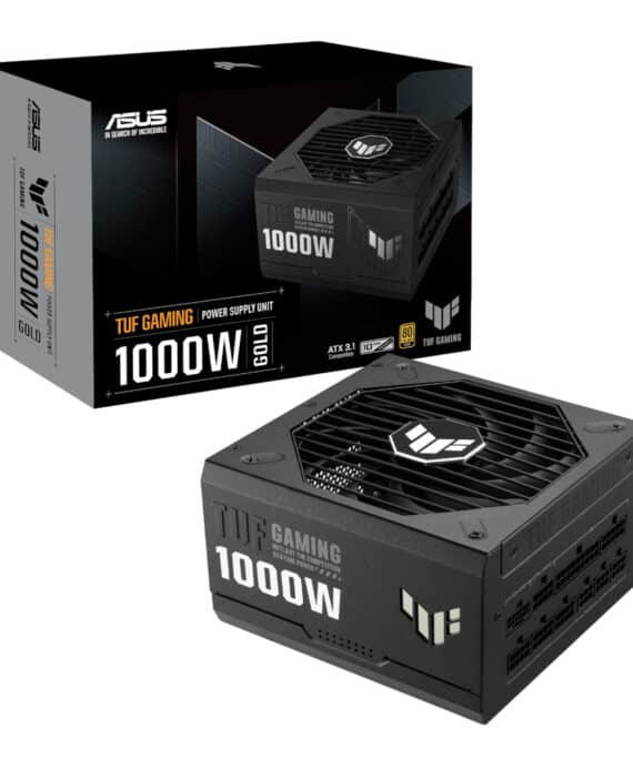 Asus TUF Gaming 1000W 80 PLUS Gold ATX Modular Power Supply - Black