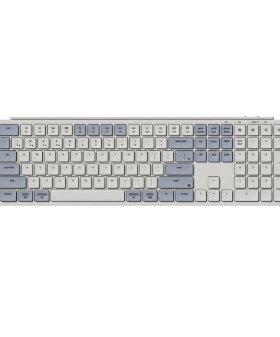 Keychron B6 Pro Ultra-Slim 100% Wireless Keyboard - Retro Blue
