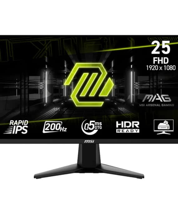 MSI MAG 255F E20 25" FHD 200Hz Rapid IPS Gaming Monitor