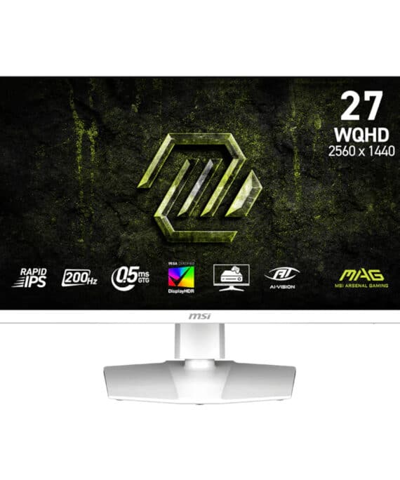 MSI MAG 274QRFW E20 27" WQHD 200Hz IPS Gaming Monitor - White