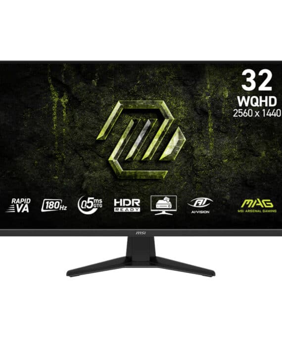 Welcome To Adgear.co.za 2 Msi Mag 325Qf E18V 32&Quot; Wqhd 180Hz Va Gaming Monitor