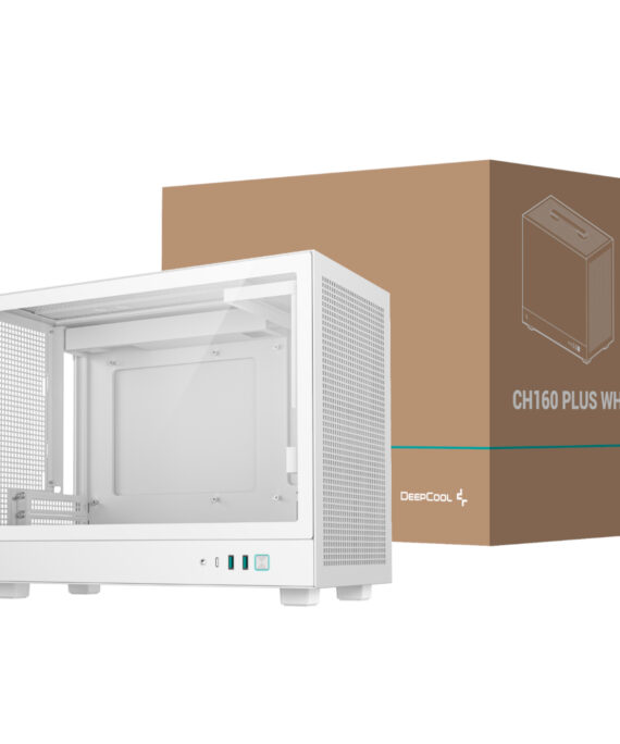 Welcome To Adgear.co.za 11 Deepcool Ch160 Plus Micro-Atx Chassis - White