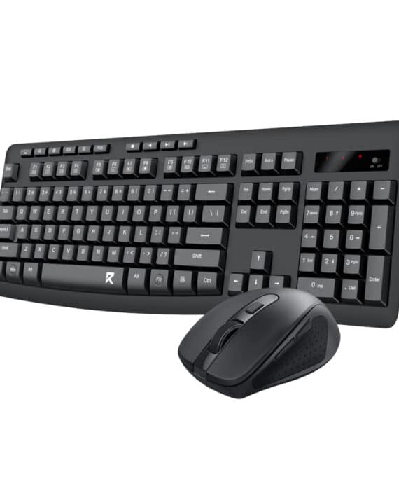 Redragon BS-7367-B Wireless Office Keyboard and Mouse Combo - Black