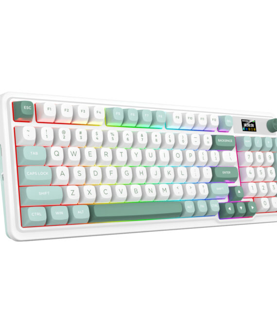 Welcome To Adgear.co.za 6 Redragon K719Wgb Galatin Rgb Pro Full Sized Wireless Gaming Keyboard - White