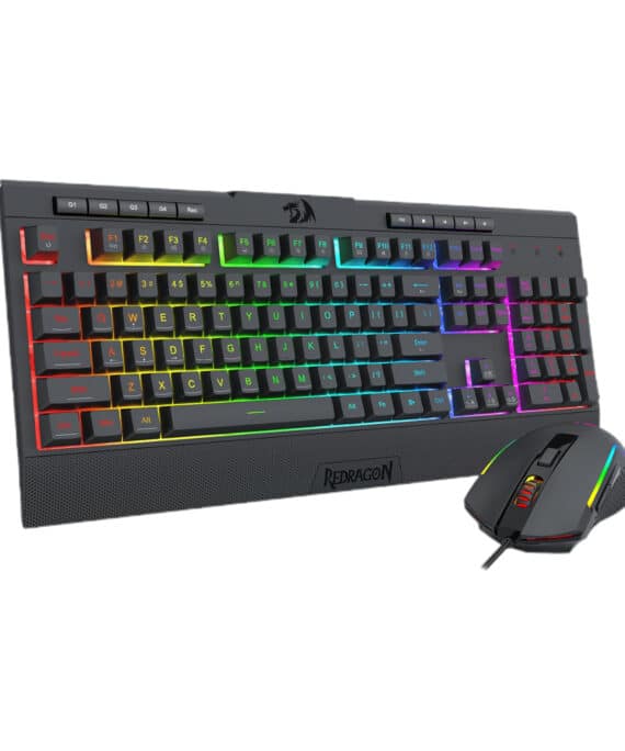 Redragon S136 Gaming Keyboard and Mouse Combo-Black