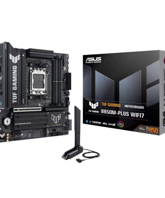 ASUS TUF Gaming B850M-Plus WIFI AMD AM5 M-ATX Gaming Motherboard