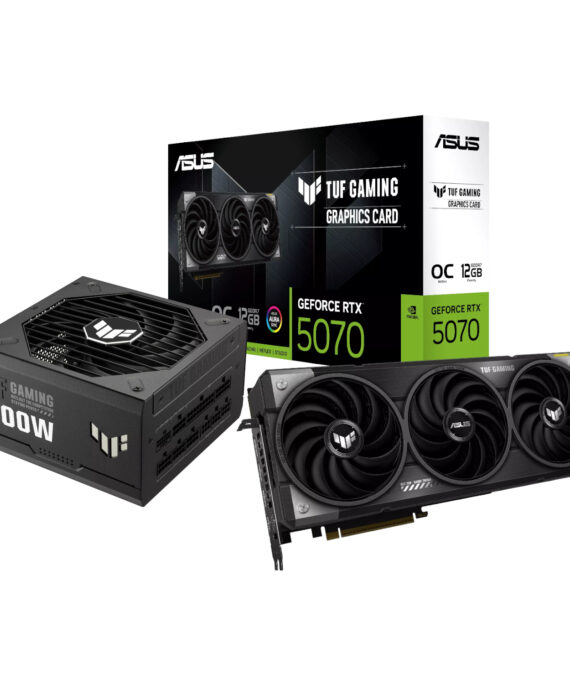 Welcome To Adgear.co.za 8 Asus Tuf Gaming Geforce Rtx 5070 Oc Edition And 1000W 80 Plus Gold Modular Power Supply Bundle