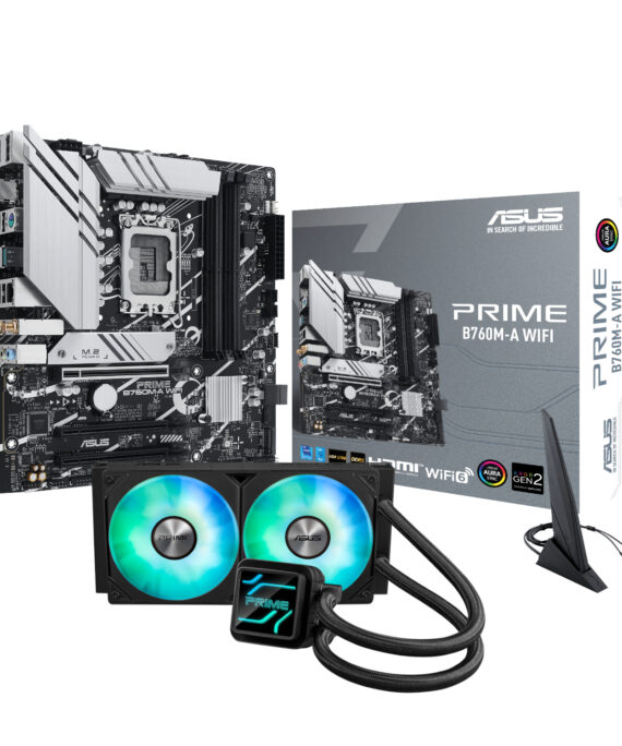 Welcome To Adgear.co.za 11 Asus Prime B760M-A Wifi Lga1700 And Asus Prime Lc 240 Argb Liquid Cpu Cooler Bundle