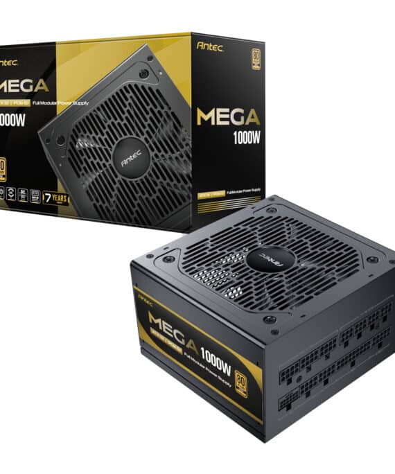 Antec MEGA 1000W 80 PLUS Gold ATX3.1 PCIE5.1 Fully Modular Power Supply