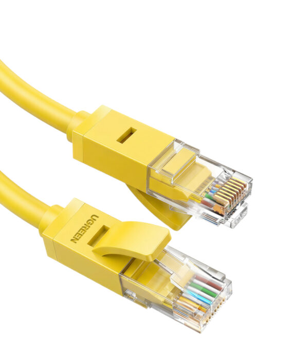 Welcome To Adgear.co.za 5 Ugreen Rj45 Cat6 0.5M Lan Network Cable - (1Gbps, 250Mhz) - Yellow