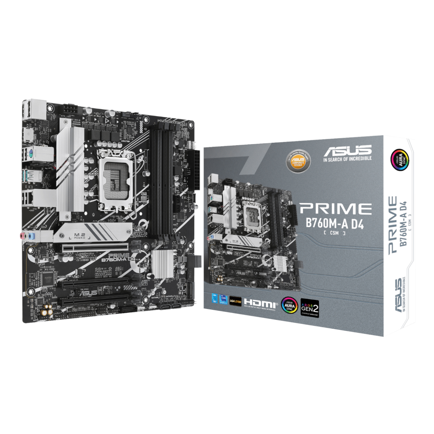 Asus Prime B760M-A D4 Csm Lga 1700 M-Atx Motherboard 1 Asus Prime B760M-A D4 Csm Lga 1700 M-Atx Motherboard