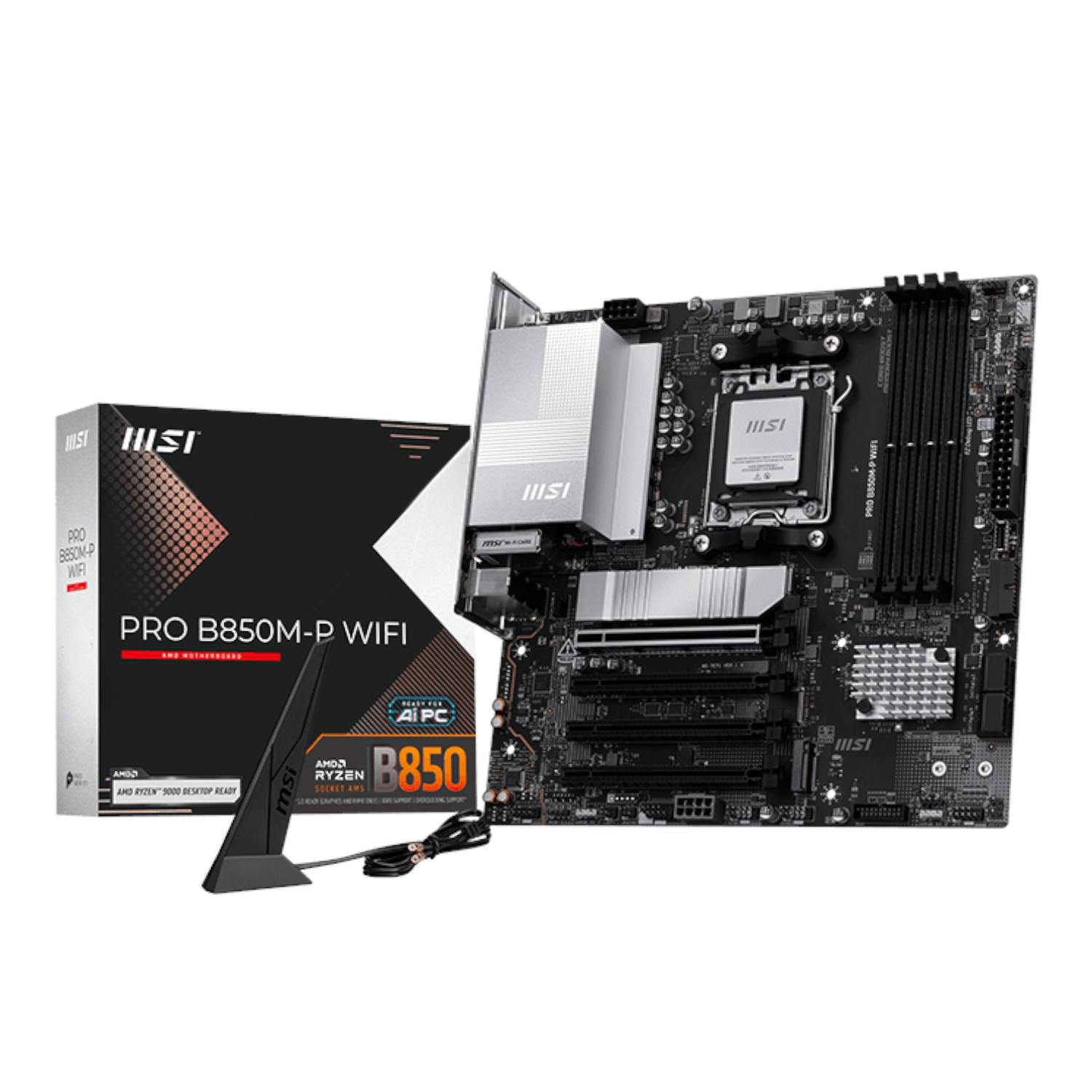 Msi Pro B850M-P Wifi Am5 Matx Motherboard 1 Msi Pro B850M-P Wifi Am5 Matx Motherboard