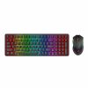 Redragon S162 RGB 3-Mode Wireless Mechanical Gaming Keyboard and Mouse Combo - Black