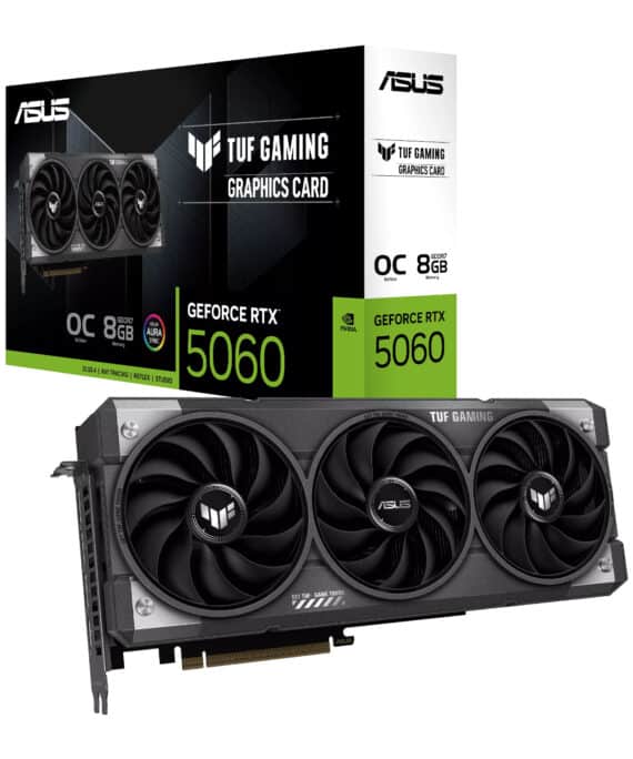 ASUS TUF Gaming GeForce RTX 5060 8GB GDDR7 OC Edition Graphics Card