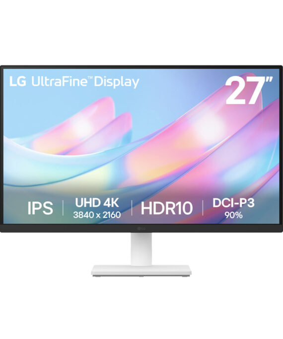 LG UltraFine 27" 4K UHD IPS Monitor - White