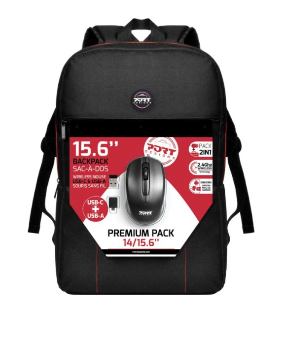 Port Designs PREMIUM BP PACK 14/15.6" Combo