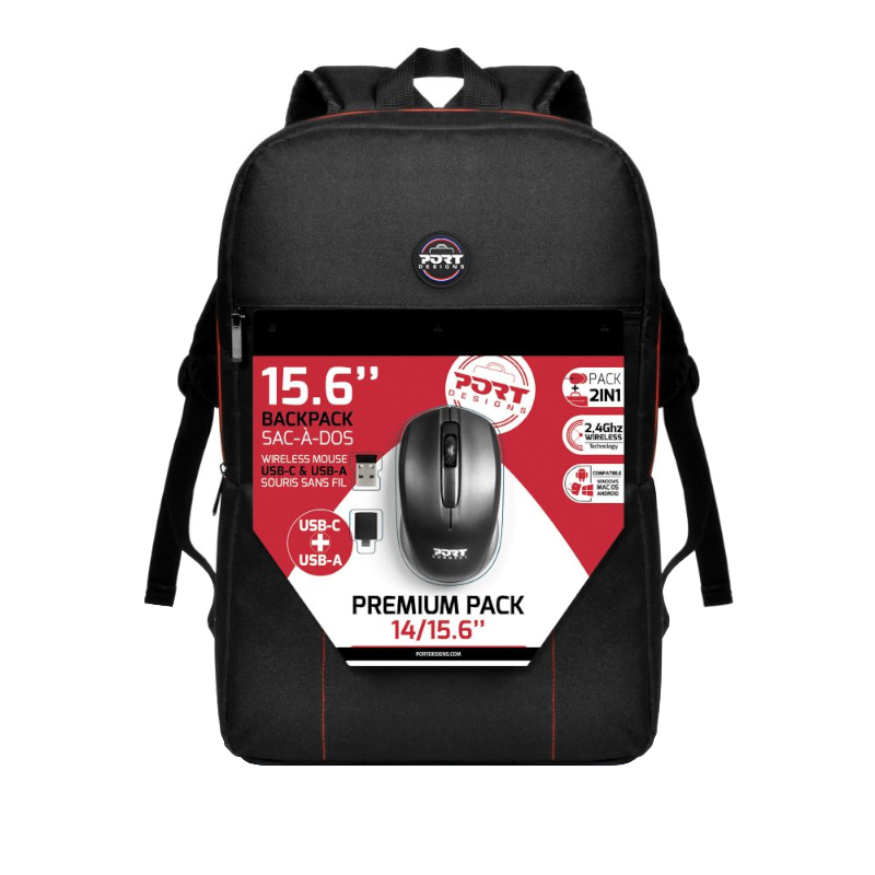 Port Designs Premium Bp Pack 14/15.6&Quot; Combo 1 Port Designs Premium Bp Pack 14/15.6&Quot; Combo