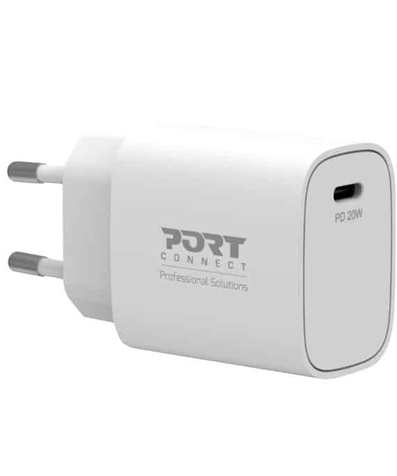 Port Connect 20W USB Type-C Pocket Wall Charger