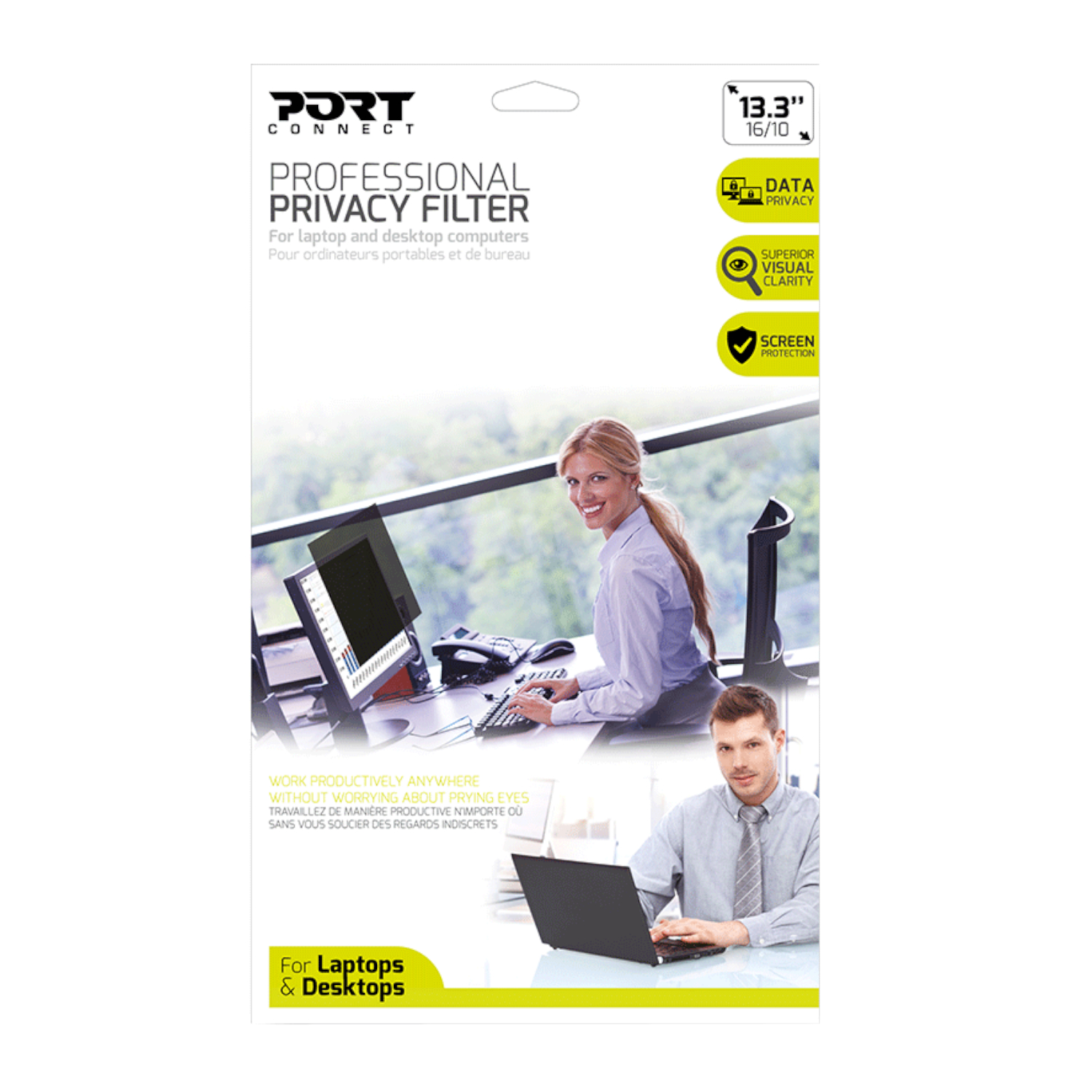 Port Designs 13.3&Quot; Touch Screen Privacy Filter 1 Port Designs 13.3&Quot; Touch Screen Privacy Filter