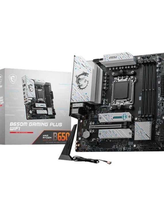 MSI B650M Gaming Plus WiFi AM5 M-ATX Gaming Motherboard