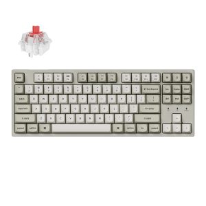 Keychron C1 Pro 8K 80% Super Red Hot-Swappable Rgb Wired Mechanical Keyboard