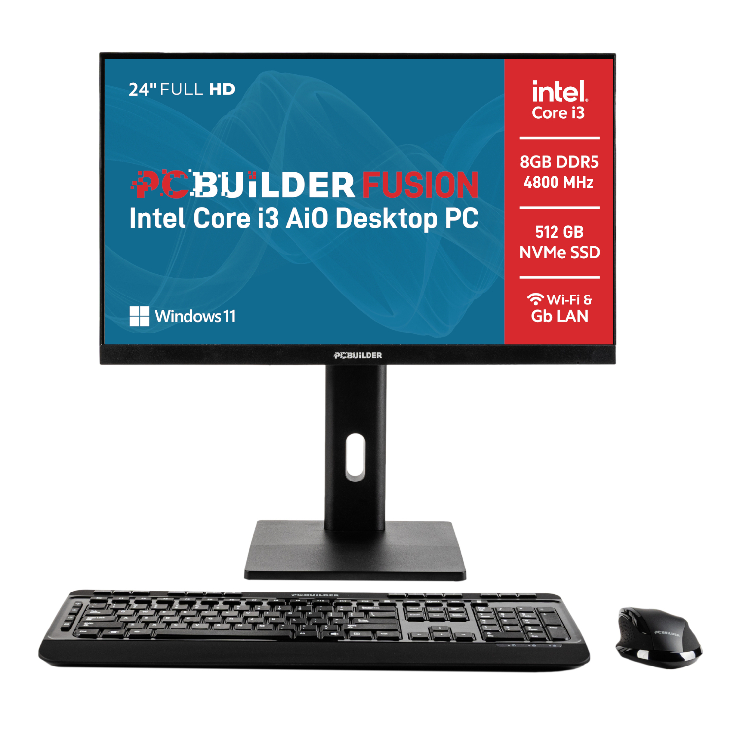 Pcbuilder Fusion 24&Quot; Intel Core I3-12100 8Gb Ddr5 512Gb Windows 11 Aio Desktop Pc 1 Pcbuilder Fusion 24&Quot; Intel Core I3-12100 8Gb Ddr5 512Gb Windows 11 Aio Desktop Pc