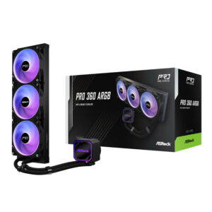 Welcome To Adgear.co.za 2 Asrock Pro 360 Argb All-In-One Liquid Cpu Cooler - Black