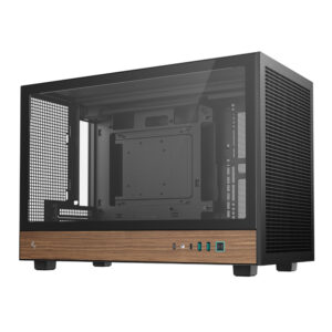 Welcome To Adgear.co.za 4 Deepcool Ch260 Wood Matx Gaming Chassis - Black