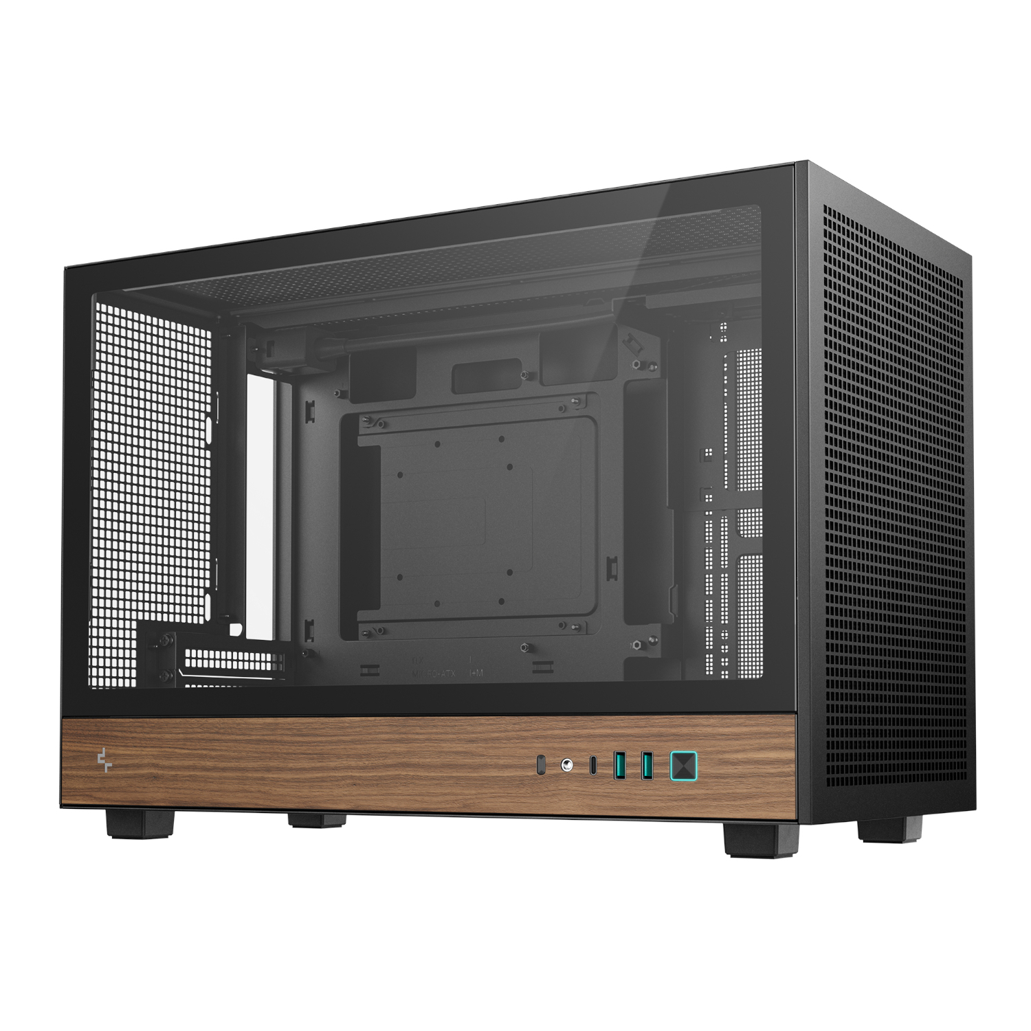 Deepcool Ch260 Wood Matx Gaming Chassis - Black 1 Deepcool Ch260 Wood Matx Gaming Chassis - Black