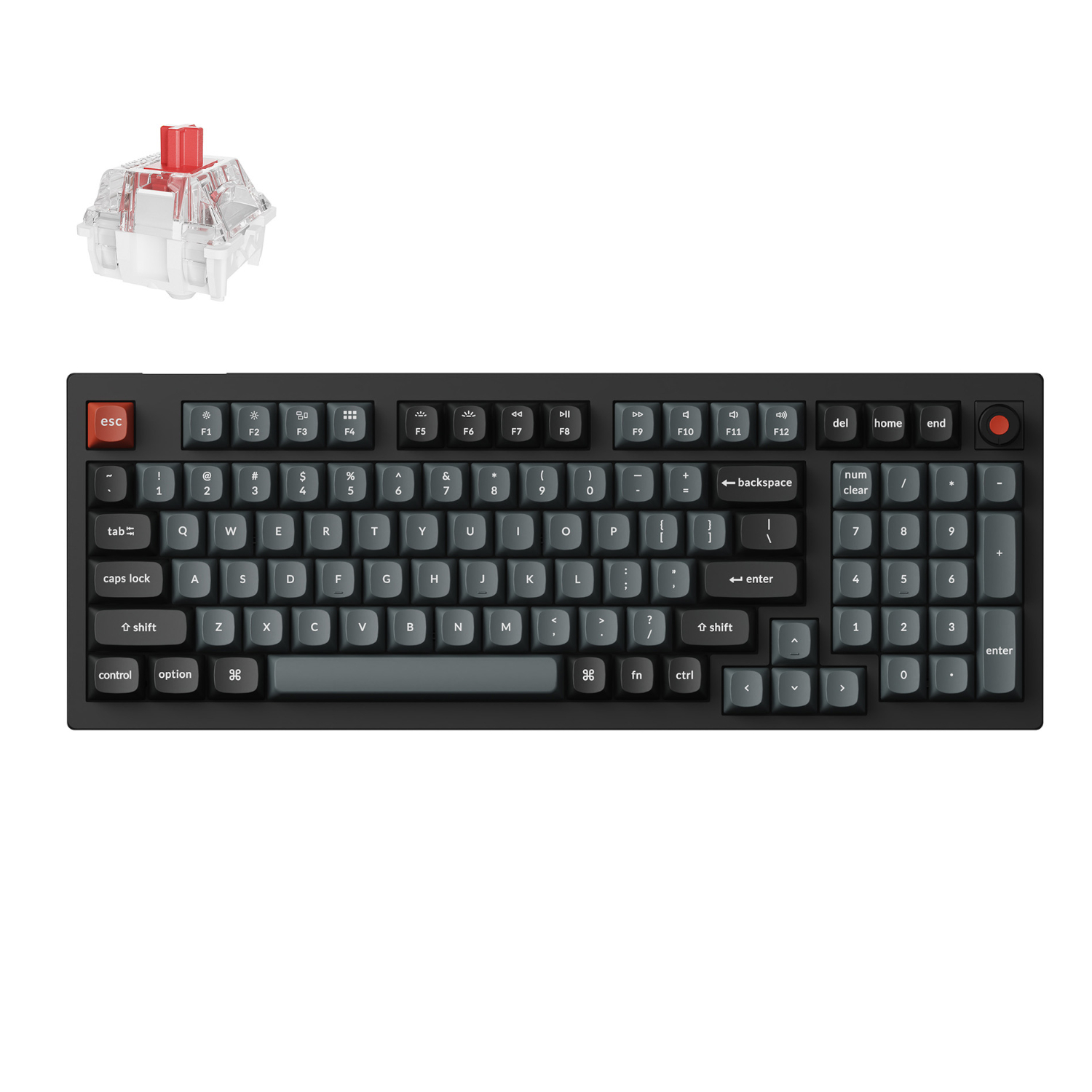 Keychron V5 Ultra 96% 8K Red Switch Hot-Swapple Silk Pom Rgb Wireless Keyboard 1 Keychron V5 Ultra 96% 8K Red Switch Hot-Swapple Silk Pom Rgb Wireless Keyboard