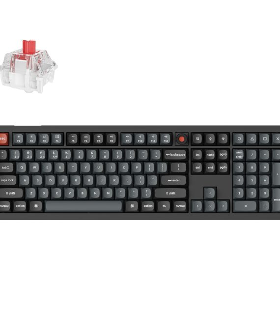 Keychron V6 Ultra 100% 8K Red Switch Hot-Swappable Gateron Jupiter RGB Wireless Keyboard