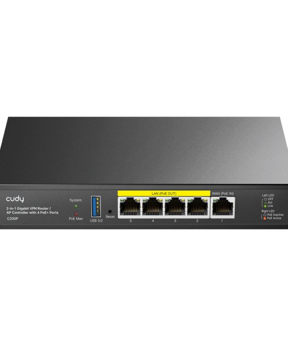 Cudy C200P 2-IN-1 SMB Router / AP Controller