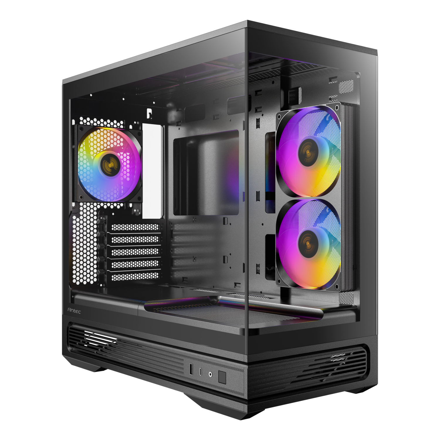 Antec C2M Argb Compact Micro-Atx Gaming Chassis - Black 1 Antec C2M Argb Compact Micro-Atx Gaming Chassis - Black