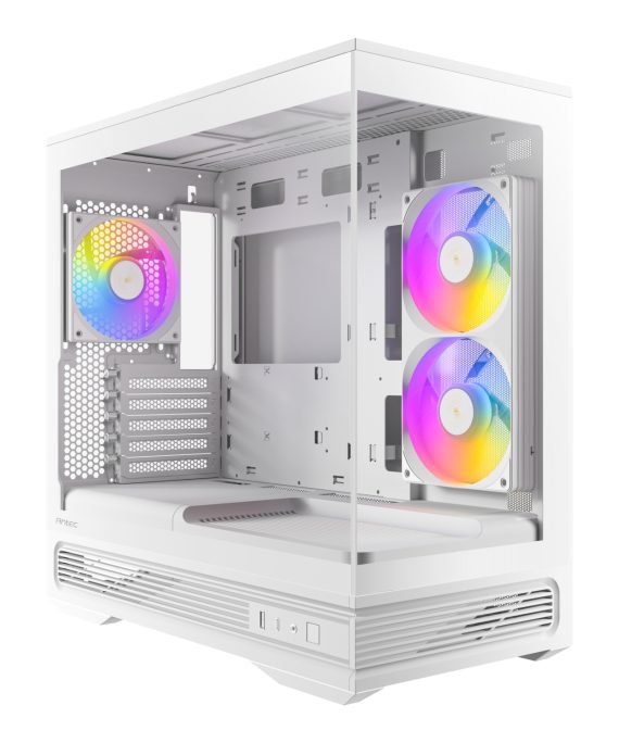 Antec C2M ARGB Compact Micro-ATX Gaming Chassis - White