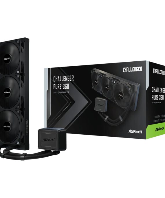 ASRock Challenger Pure 360 AIO Liquid Cooler - Black