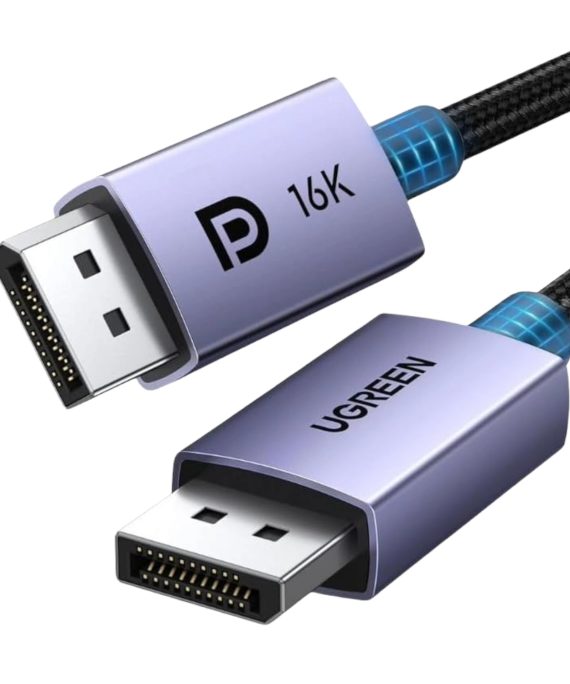 UGREEN DP2.1 Male to Male 16K Braided 1M Cable