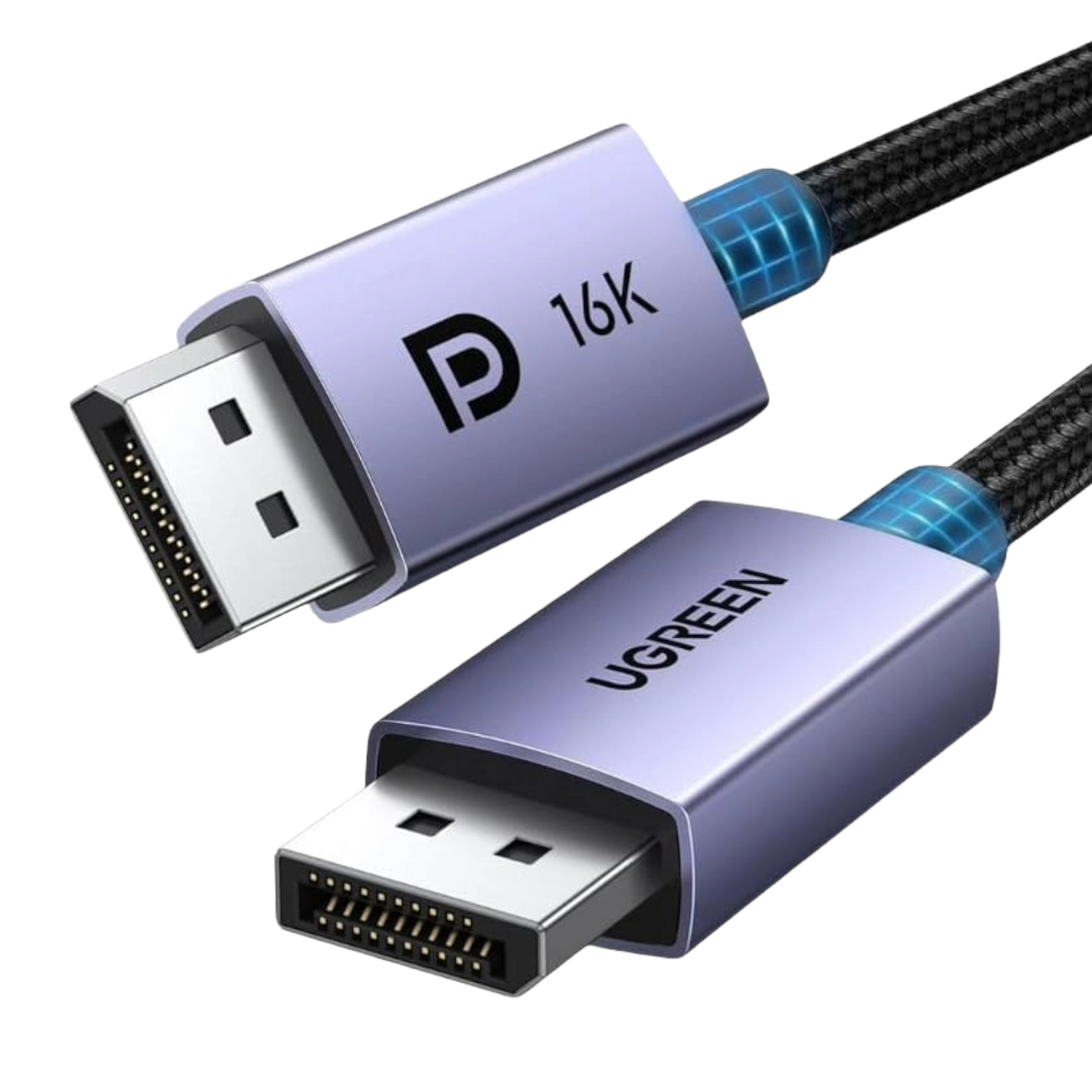 Ugreen Dp2.1 Male To Male 16K Braided 3M Cable 1 Ugreen Dp2.1 Male To Male 16K Braided 3M Cable
