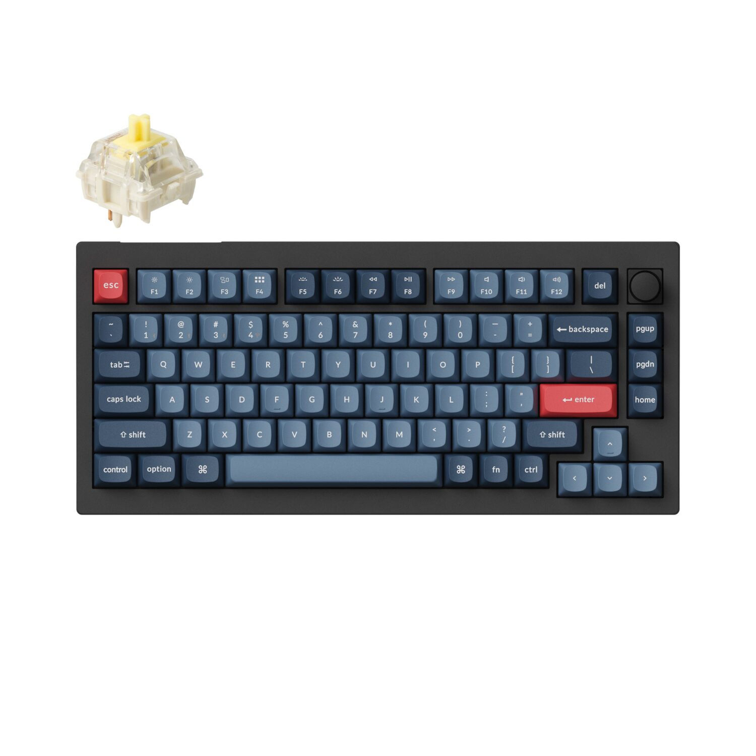 Keychron V1 Max Qmk/Via Wireless Custom Mechanical Keyboard | Banana Switches – Black 1 Keychron V1 Max Qmk/Via Wireless Custom Mechanical Keyboard | Banana Switches – Black