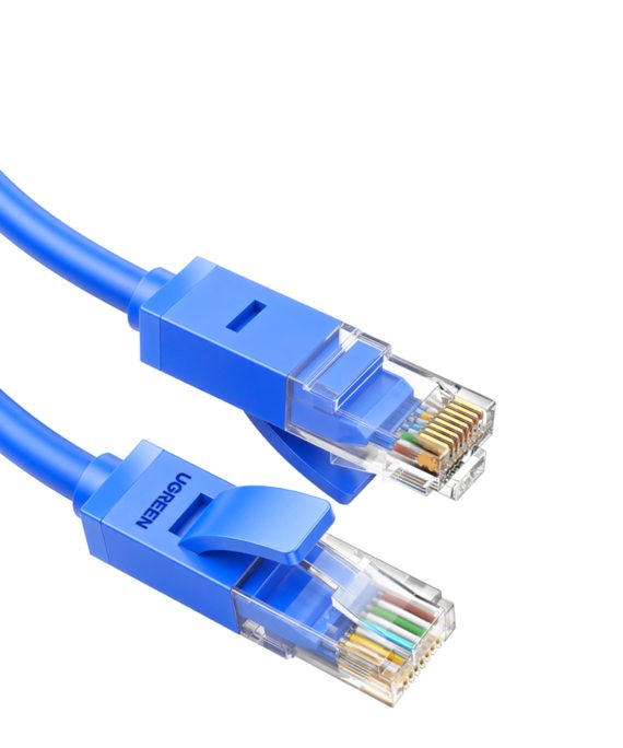UGREEN Cat6 UTP Flat Ethernet Blue Cable - 1 Metre