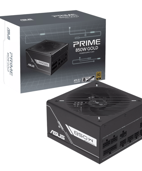 ASUS Prime 850W 80PLUS Gold Black Edition PCIe 5.0 Modular Power Supply