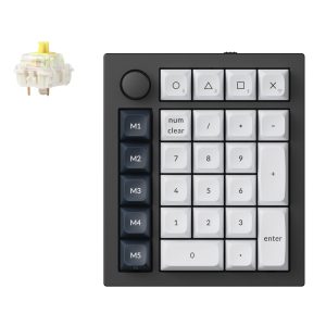 Welcome To Adgear.co.za 14 Keychron Q0 Max Qmk Gateron Jupiter Banana Rgb Wireless Custom Number Pad Shell White